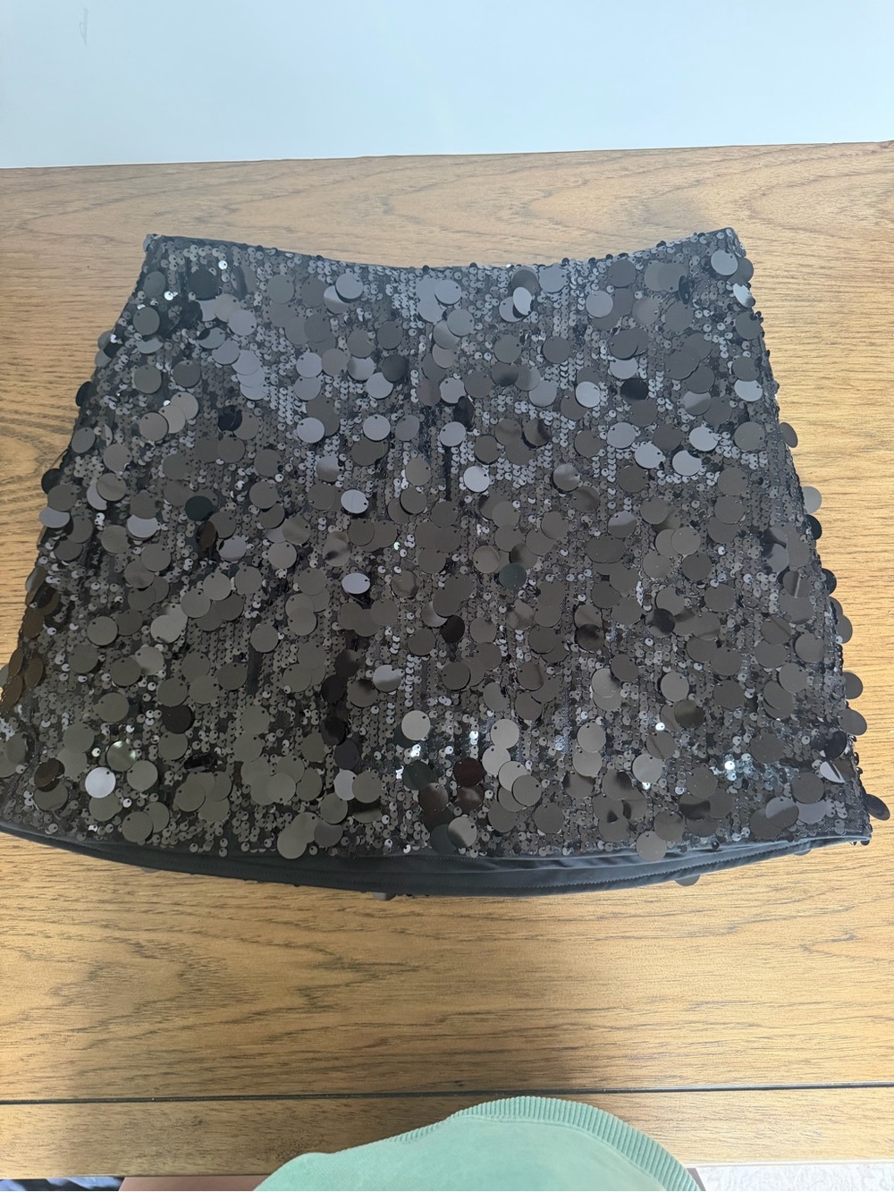 Abercrombie and Fitch Black Sequin Mini Skirt - Women's Party Skirt